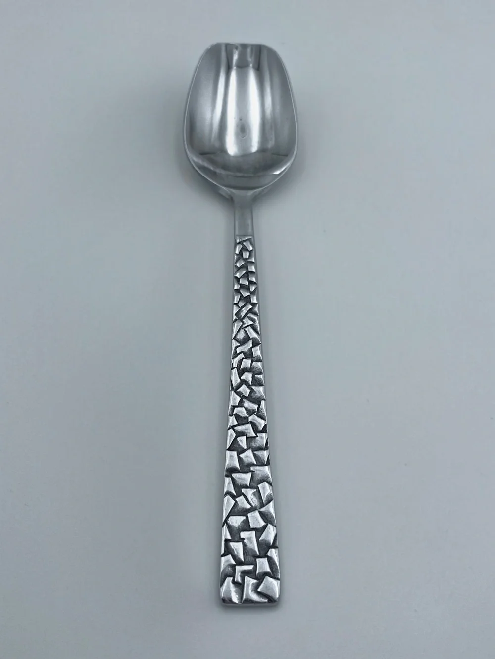 Vintage National Silver PAMPLONA 4 Stainless Steel Dinner Knives & Sugar Spoon